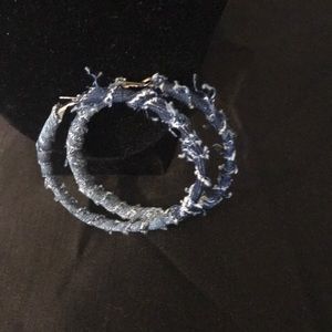 Jeans earrings